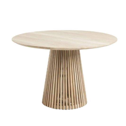 Irune Round Timber Dining Table 120cm