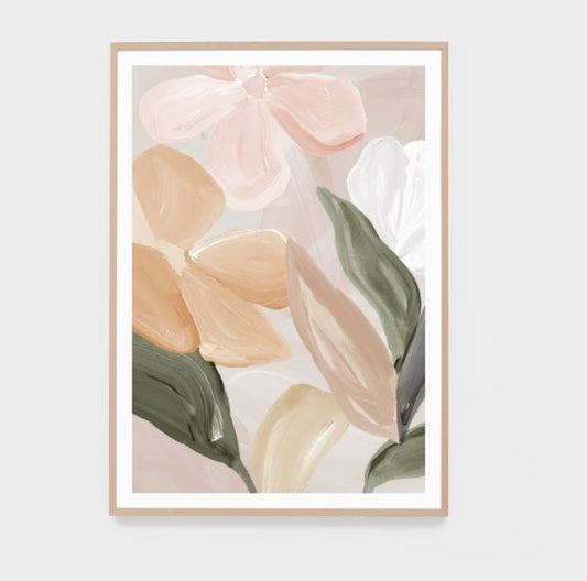 Painterly Bouquet 1 Framed Print